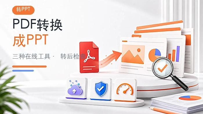 PDF怎么转换成PPT?三种在线工具操作与检查方法