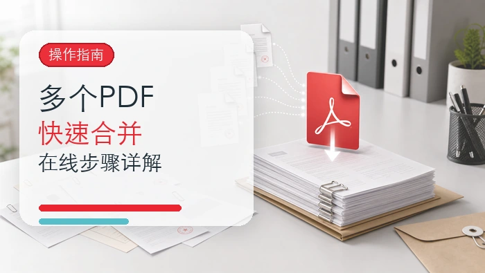 多个PDF怎么快速合并?在线操作步骤详解