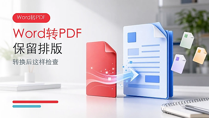 Word怎么转PDF?保留排版与检查方法