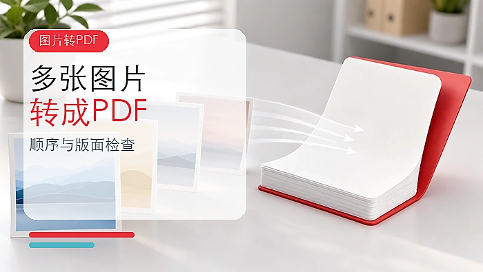 多张图片怎么转PDF?顺序与版面检查方法