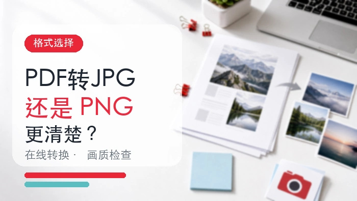 PDF转JPG还是PNG更清楚?在线转换与画质检查步骤