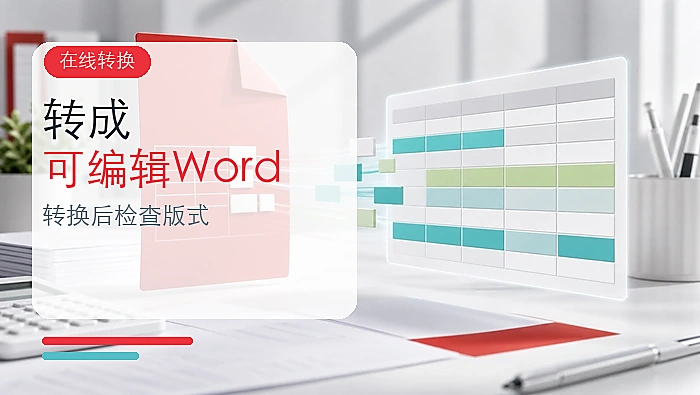 PDF怎么转成可编辑Word?在线转换与版式检查方法