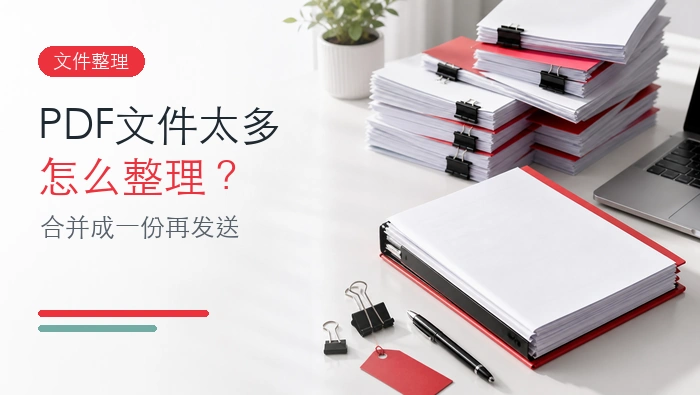 PDF文件太多怎么整理?合并成一份再发送更方便