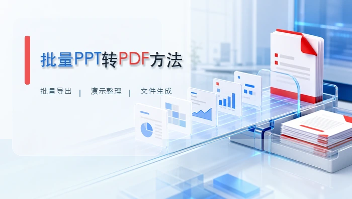 批量PPT转PDF方法