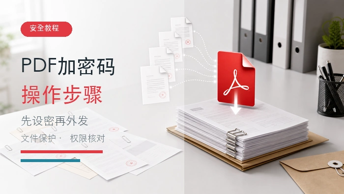 如何给PDF加密码?PDF文件加密操作步骤是什么?