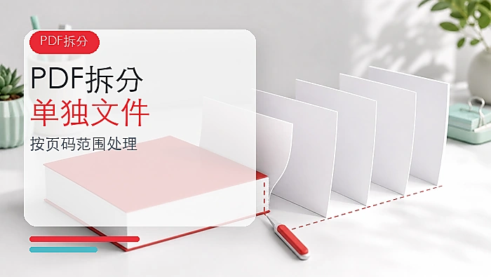 PDF怎么拆分成一页一个文件?按页码范围拆分要怎么操作?
