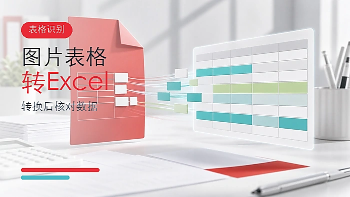 图片表格怎么转换成Excel?转换后如何核对数据?