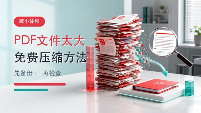 PDF文件太大怎么压缩?有哪些免费压缩方法?