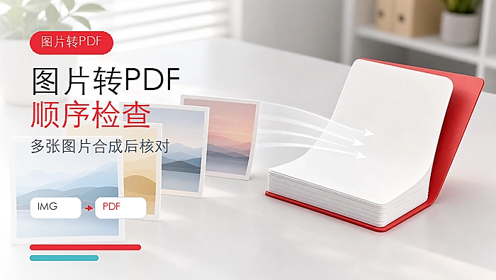 图片怎么转成PDF文件?多张图片合成PDF如何检查顺序?