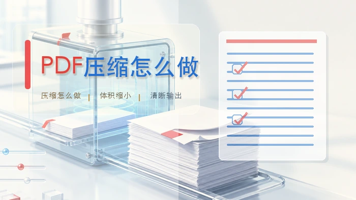 PDF压缩怎么做