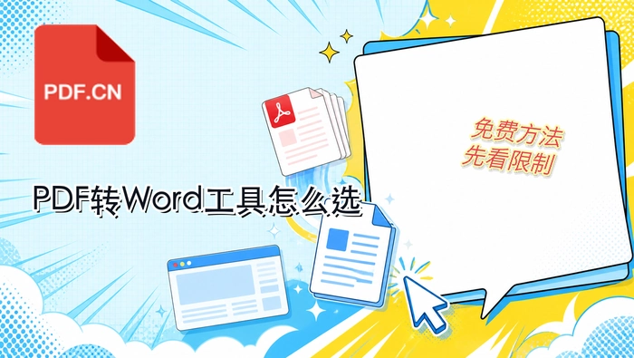 在线转换PDF文件怎么选工具?PDF转Word免费方法有哪些?
