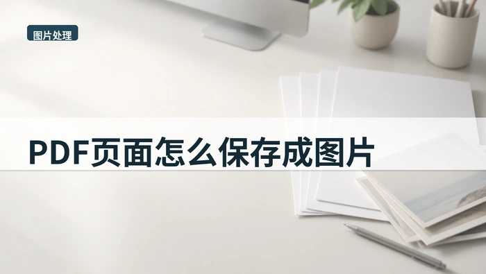 PDF页面怎么保存成图片?文件版本混乱怎么避免